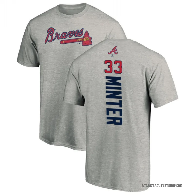 Tyler Matzek Atlanta Braves Women's Navy Backer Slim Fit T-Shirt 