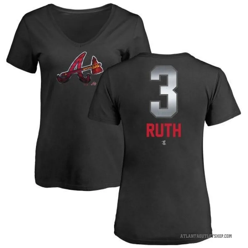 Tyler Flowers Atlanta Braves Men's Backer T-Shirt - Ash