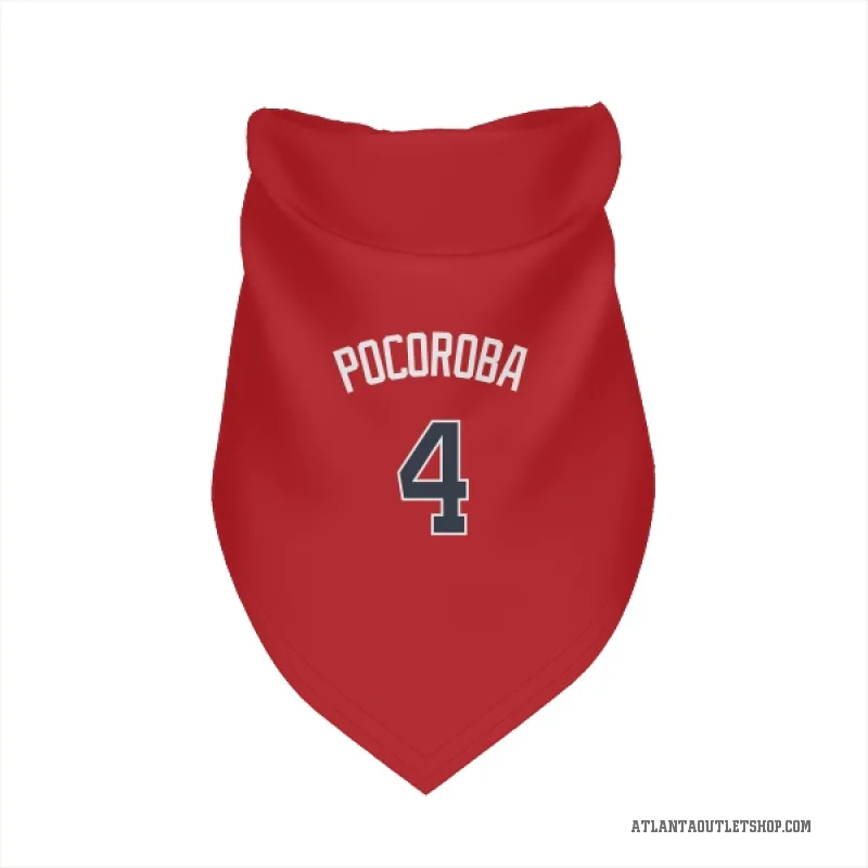 Atlanta Braves Biff Pocoroba Cream Pet Jersey for Dog & Cat