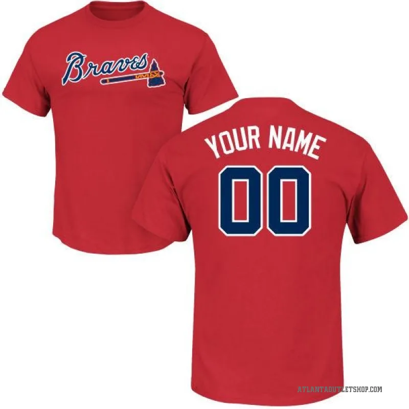 Chipper Jones Atlanta Braves Men's Backer T-Shirt - Ash