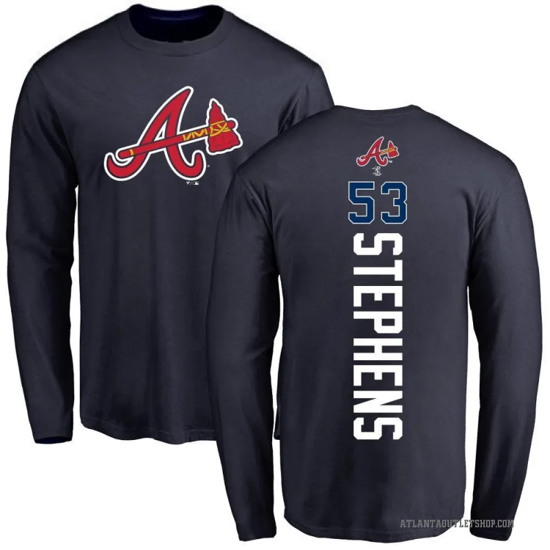 Jeff Francoeur Atlanta Braves Women's Backer Slim Fit T-Shirt - Ash