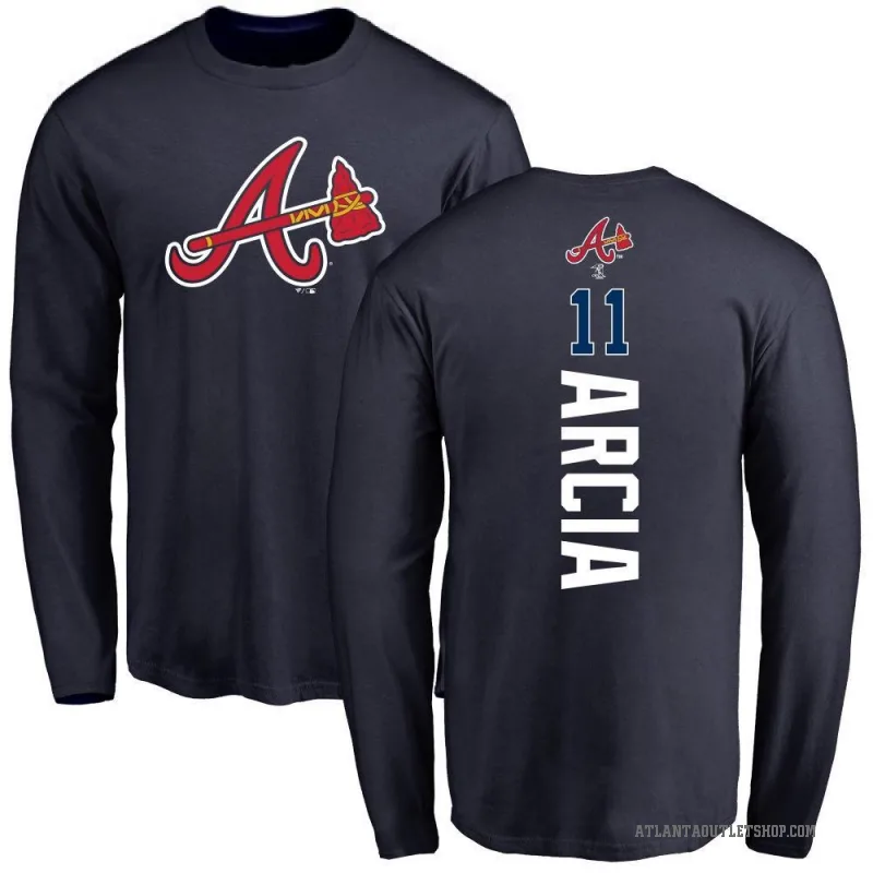 Phil Niekro Atlanta Braves Men's Navy Name and Number Banner Wave T-Shirt 